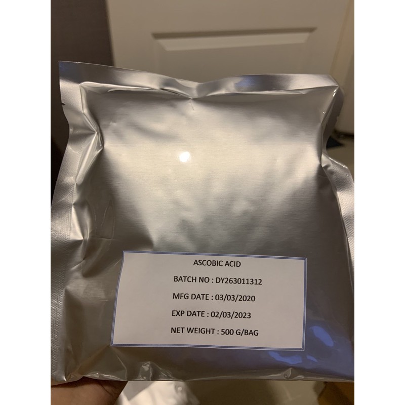 วิตามินซี ( Ascobic acid) ขนาด 500 กรัม 250 บาท ขนาด 1 กิโลกรัม 350 บาท เปรี้ยวได้ใจ🍊