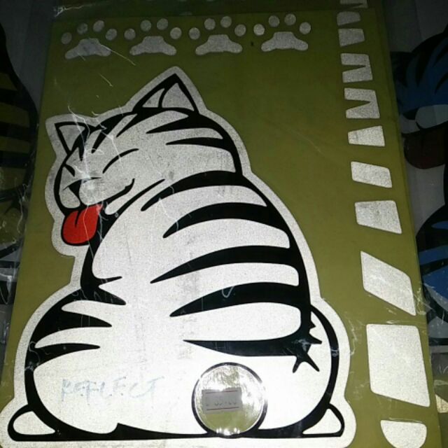 STIKER KUCHING REFLECT WIPER สติ๊กเกอร์ตัด