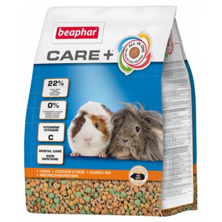 Beaphar อาหารแกสบี้ Care + guinea pig 250  กรัม เสริมวิตามินซี สูตร all in one สารอาหารครบ