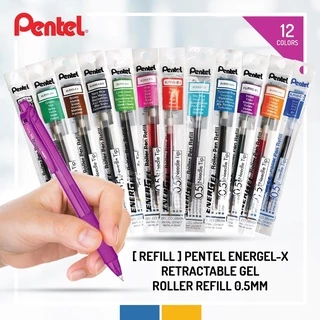 (ราคาพิเศษ ส่งไวมาก) Pentel ไส้ปากกาเพนเทล Pentel Energel รุ่น LRN ขนาด 0.4 0.5 0.7 MM ไส้ปากกาเพนเทล ปากกาเจล ปากกา