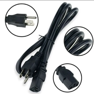 สายไฟAC 3รู [ของแท้]ใช้กับเครื่องใช้ไฟฟ้าทุกชนิด สายคอม สายไฟหม้อหุงข้าว ยาว 1.5 เมตร