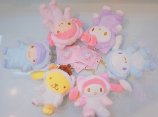 พร้อมส่งจ้า 🌈 พวงกุญแจ Sanrio พวงกุญแจคิตตี้ ตุ๊กตา พวงกุญแจซานริโอ คิตตี้ มายเมโลดี้ ปอมปอม ทวินสตาร์ sanrio แต่งตัว