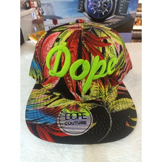 หมวก ฮิปฮอป Dope ลายดอก มี 2 สี! ปรับขนาดไซร์เองได้ ปรับไซร์ได้ถึง 59-64 cm