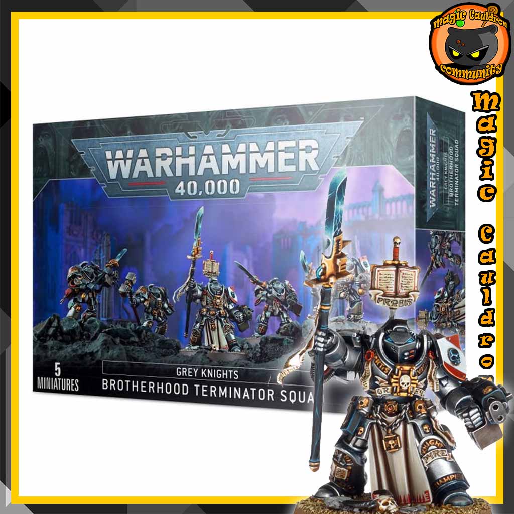 Grey Knights Brotherhood Terminator Squad Warhammer 40000 | Shopee Thailand