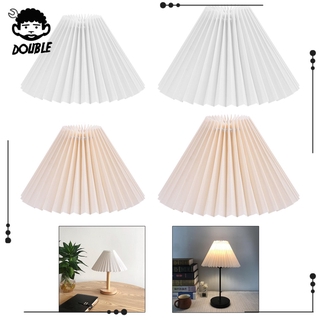 [DOUBLE] Lamp Shade, Cloth Small Lampshade for Table Lamp and Floor Light, Natural Linen Hand Crafted