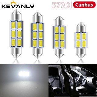 1 ชิ้น C5W ไฟเพดาน  canbus 31มม. 36มม. 39มม. 4 มม. ไฟ led 5630 6ดวง smd สําหรับติดป้ายทะเบียนรถยนต์