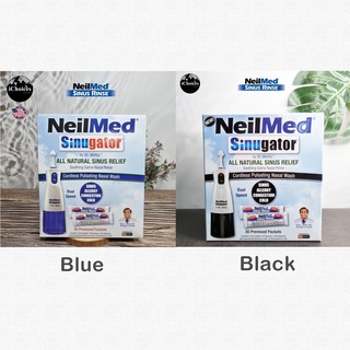 [NeilMed] Sinugator Sinus Relief Cordless Pulsating Nasal Wash Kit 30 Premixed Packets ไซ นัส น้ำเกลือ