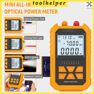 [T&amp;H] เครื่องทดสอบไฟฟ้าออปติคอล แบบพกพา พร้อมไฟแดง 5 กม. -70 ~ + 3dBm 7