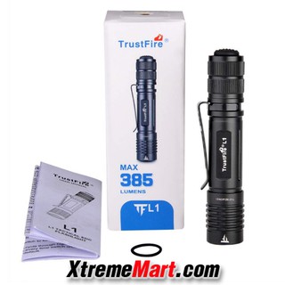 ไฟฉายขนาดเล็ก TrustFire L1 385LM 2 Modes EDC Tactical Flashlight (*แถมฟรี แบตอัลคาไลน์ AAA 1 ก้อน)