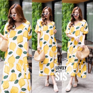 🌈🌿🌺🌸🌼🧡🤎🇰🇷 Balloon Sleeve Maxi Dress 🇰🇷