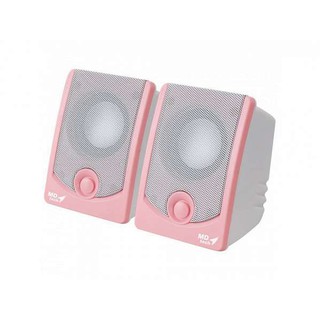 ลำโพงคอมพิวเตอร์ USB  MD-TECH รุ่น SP-18 (Pink) (White) (Blue) มีสี ชมพู ขาว ฟ้า