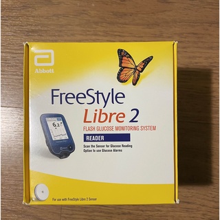 💯เครื่องสแกน ABBOTT FREESTYLE LIBRE 2 รุ่น2 วัดระดับน้ำตาลในเลือด CMG Sensor Reader เฉพาะเครื่องสแกน หน่วยmmol/L แท้100%