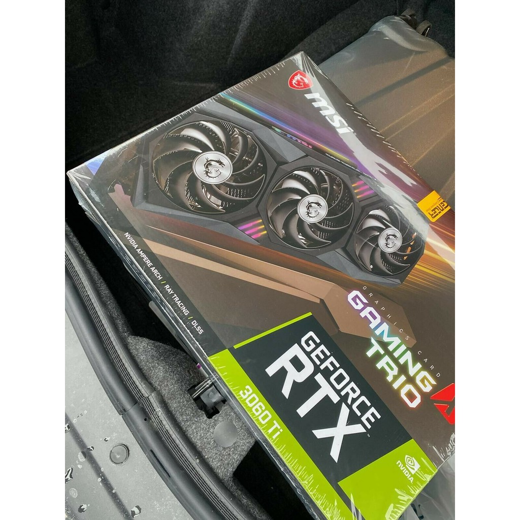 NEW!! MSI Geforce RTX 3060 Ti GAMING X TRIO 8GB การ์ดจอใหม่ มือ1 **โปรดสอบถามก่อนซื้อ