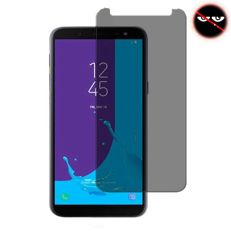 SAMSUNG ฟิล์มป้องกันการแอบดูสําหรับSamsung Galaxy J4 J6 A6 A7 A8 A9 plus 2018 A750 A920 โทรศัพท์Scre