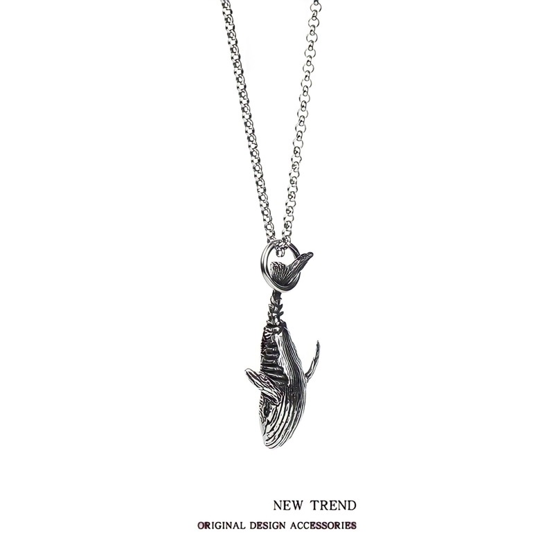 【 พร้อมส่ง 】Whale Necklace สร้อยปลาวาฬ