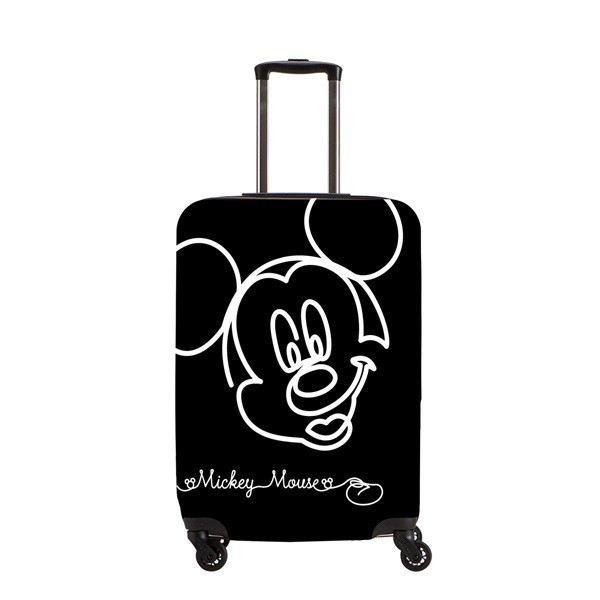 ผ้าคลุมกระเป๋าเดินทางลายมิคกี้สีดำ 24 นิ้ว แบรนด์ Disney ลิขสิทธิ์แท้