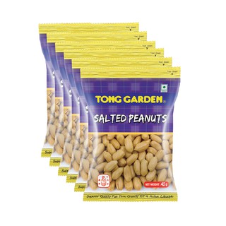 ทองการ์เด้น ถั่วลิสง อบเกลือ ขนาด 42กรัม ยกแพ็ค 6ซอง TONGGARDEN SALTED PEANUTS