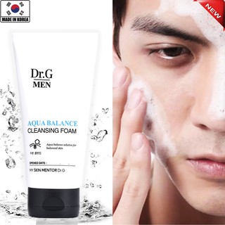 Dr.G Men Aqua Balance Cleansing Foam 150ml.  คลีนซิ่งทำความสะอาดผิวหน้าผู้ชายสูตรพรีเมี่ยมจากเกาหลี