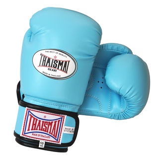 THAISMAI - BG124 ไทยสมัย มวยไทย นวมชกมวย นวมต่อยมวย นวมซ้อมมวย นวม หนังเทียม BOXING GLOVES BG-124 SOLID COLOUR