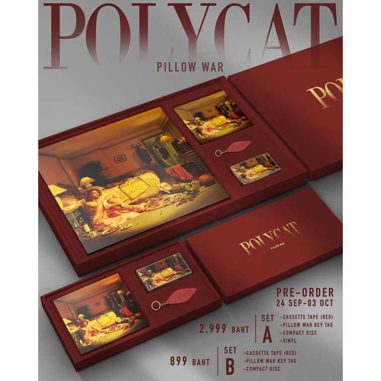 Polycat อัลบั้ม ที่3: Pillow War [แผ่นเสียง/เทป/ซีดี]