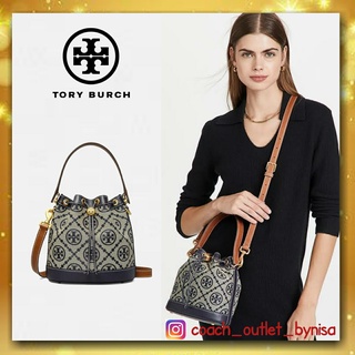 Tory Burch T Monogram jacquard bucket bag เปิดตัวกระเป๋า T MONOGRAM