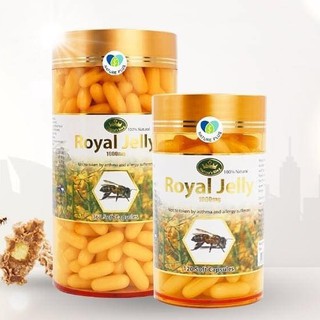 Natures King Royal Jelly 1000mg ผลิตจากนมผึ้งธรรมชาติ 100%