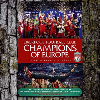 แผ่นโลหะ Liverpool Champion สําหรับตกแต่งผนัง