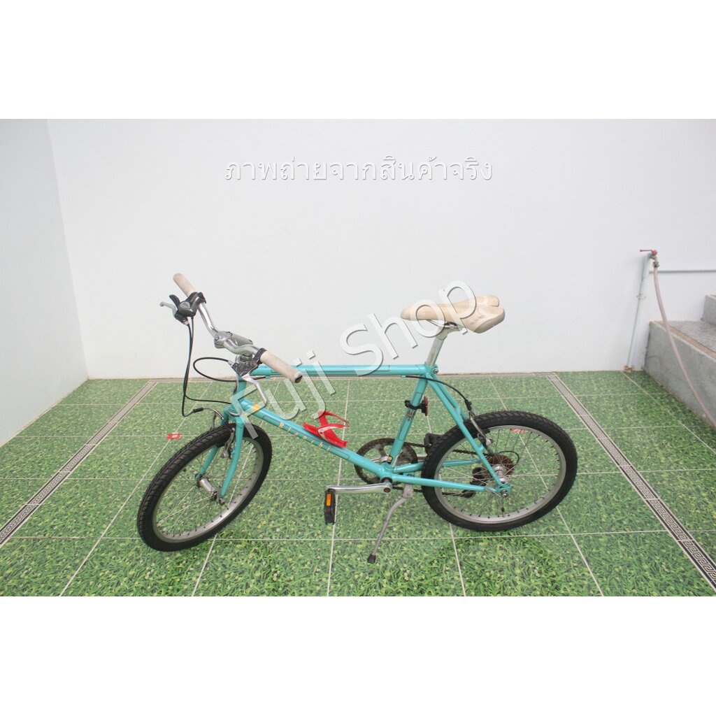 จักรยานญี่ปุ่น - ล้อ 20 นิ้ว - มีเกียร์ - Bianchi - สีเขียว [จักรยานมือสอง]