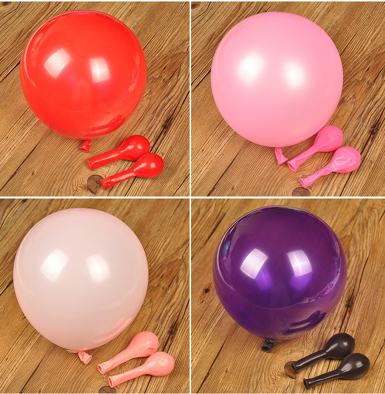 ลูกโป่งยาง แบบหนา 2.2 กรัม 10 นิ้ว สําหรับตกแต่งปาร์ตี้วันเกิด 30 ชิ้น - รูปที่ 5