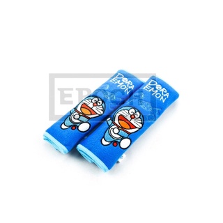 หุ้มเบลท์ ลาย Doraemon 1คู่ 2ชิ้น ลิขสิทธิ์ถูกต้อง คุณภาพดี