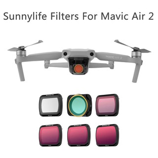 Sunnylife UV CPL ND ฟิลเตอร์เลนส์ ND4 ND8 ND16 ND32 สําหรับ DJI MAVIC AIR 2