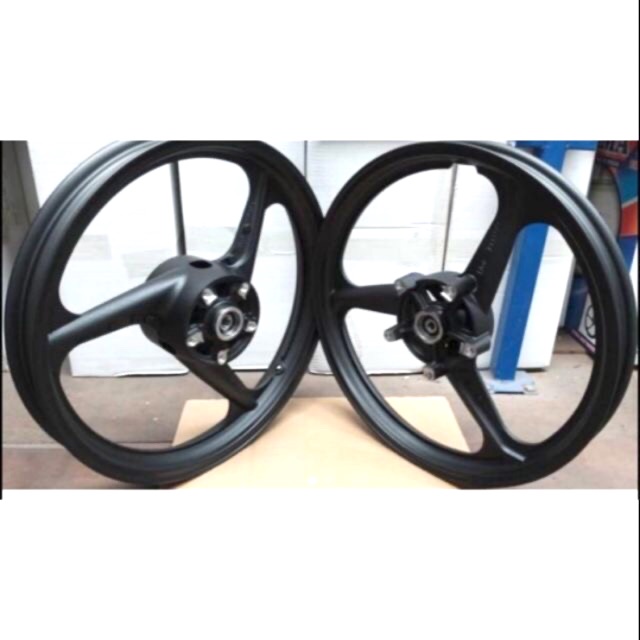 Y15ZR 3 BATANG FULL CHOP ENKEI MATT สีดํา /G0LD/IAP BEARING BUSH SEKALI F160R185