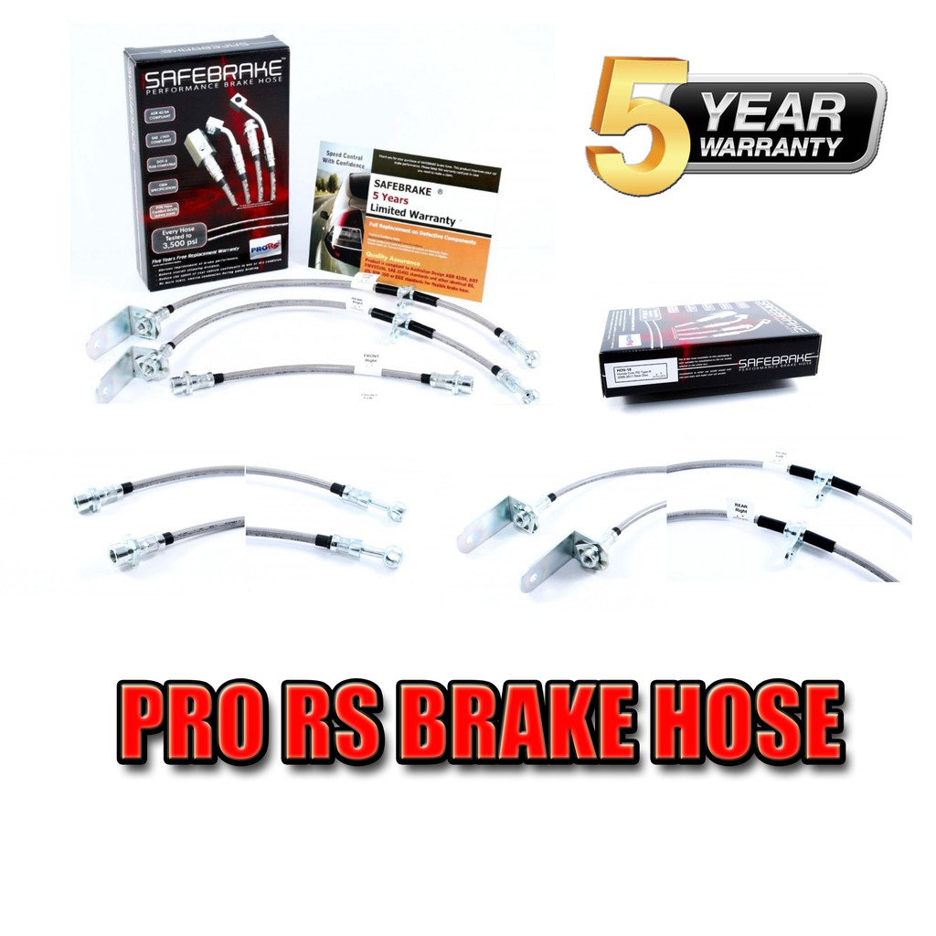 MERCEDES BENZ 280SE W126 | CLK W208 W209 | CLS C219 | SLK R171 | SL W129 (4HOSE) ท่อเบรก PRO RS