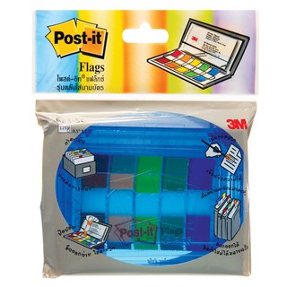 แฟล็กซ์ 0.5x1.7นิ้ว 5สี กล่องสีฟ้า โพสต์-อิท 683-5C Flag 0.5x1.7 inch 5 colors Blue box Post-It 683-5C