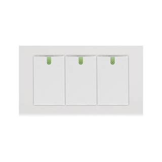 ชุดสวิตซ์ทางเดียว 1ช่องใหญ่ EVE 570047 สีขาว SET SWITCH 1WAY 1MODULES EVE 570047 WHITE