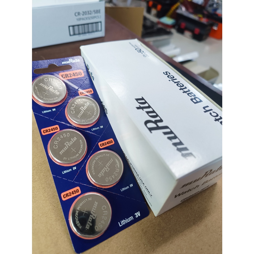 ถ่านกระดุมแท้ Renata CR2450N,muRata CR2450 แท้ล้าน%   (คำเตือน! กรุณาดูคลิปYoutube ก่อนสั่งซื้อ) คืนเงิน999เท่า