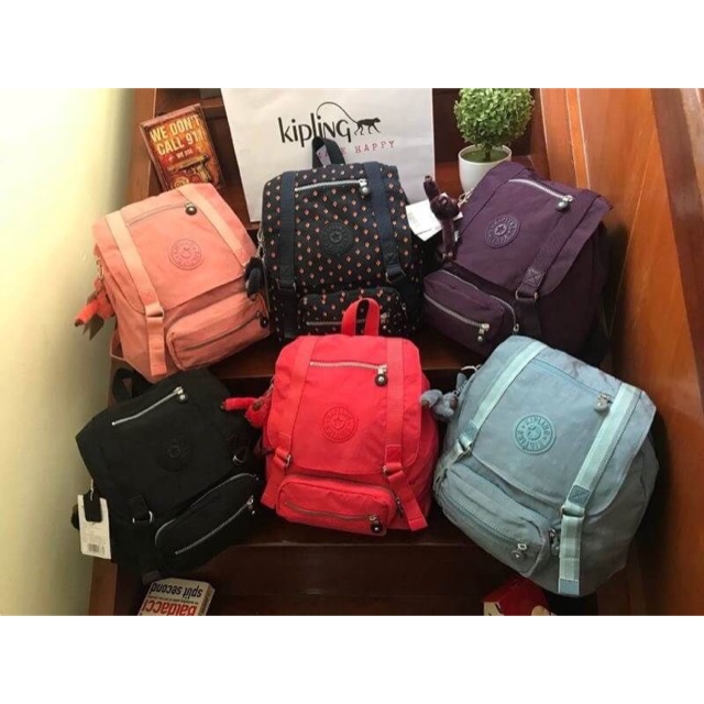 Kipling backpack Bag 👜(กระเป๋าแบรนด์เนมของแท้)💯