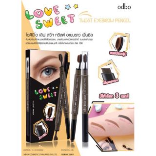 ดินสอเขียนคิ้วODBO LOVE SWEET TWIST EYEBROWN