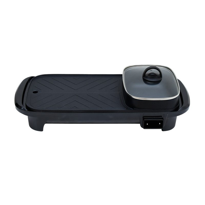 Kashiwa เตาย่าง ไฟฟ้า KW-308 เตาปิ้งย่าง พร้อมช่องต้มสุกี้ สุกี้ ชาบู หม้อต้มสุก