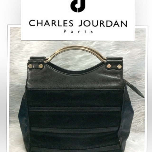 กระเป๋าถือ  Charles Jourdan มือสอง แท้100%