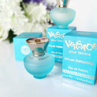 VERSACE Dylan Turquoise Pour Femme EDT 5 ml น้ำหอมแท้ขนาดทดลอง หัวแต้ม