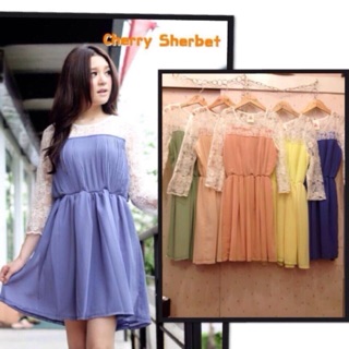 เดรส cherry sherbet size m มือ 1