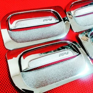 ฝาครอบมือจับประตูด้านนอก โครเมี่ยม หรูหรา สําหรับ suzuki apv และ avp crome CHROME 2010 2011 2012 2013 2014 2015 2016 2017 2018 2019 2020 2021