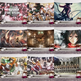 Hot-selling Cartoon Character Hanging Cloth Tapestry Attack On Titan Wall Decoration Cartoon Tapestry