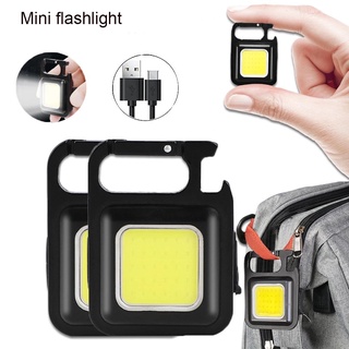 ไฟฉายพกพา Keychain light cob เปิดขวดเบียร์ ห้อยกุญแจได้ มีแม่เหล็กในตัว