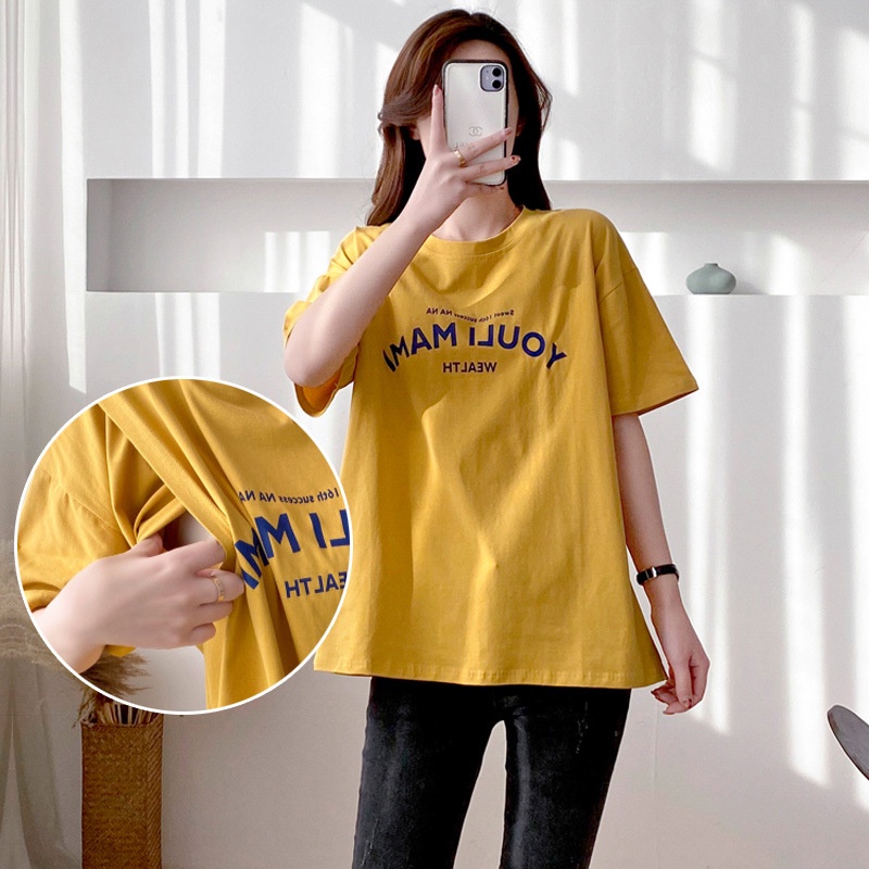 พร้อมส่ง จัดส่งไว ชุดให้นมบุตร ชุดนอนคนท้อง ชุดให้นม เสื้อยืดให้นม ใส่สบาย ใส่ทำงาน
