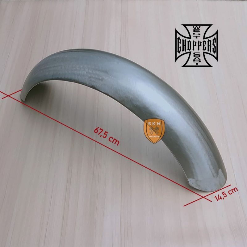 British JapStyle Chopper Fender บังโคลนหลัง