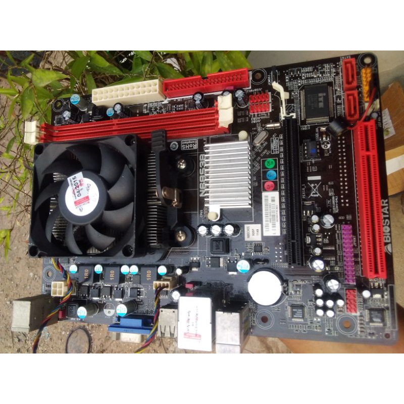 เมนบอร์ด Biostar am3 amd N68S3B A960D+V3 พร้อม cpu x2-250 พัดลม #3