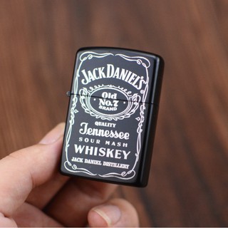 🚩ส่งทุกวัน🚩ไฟแชค ไฟแช็ค เหล็ก ลายแจ๊คเดเนียล ส่งด่วน