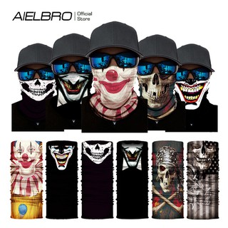 ⚡Flash AIELBRO ป้องกันฝุ่น UV Bandana Head ผ้าพันคอหน้ากากรถจักรยานยนต์จักรยานตกปลากีฬาคาดศีรษะ